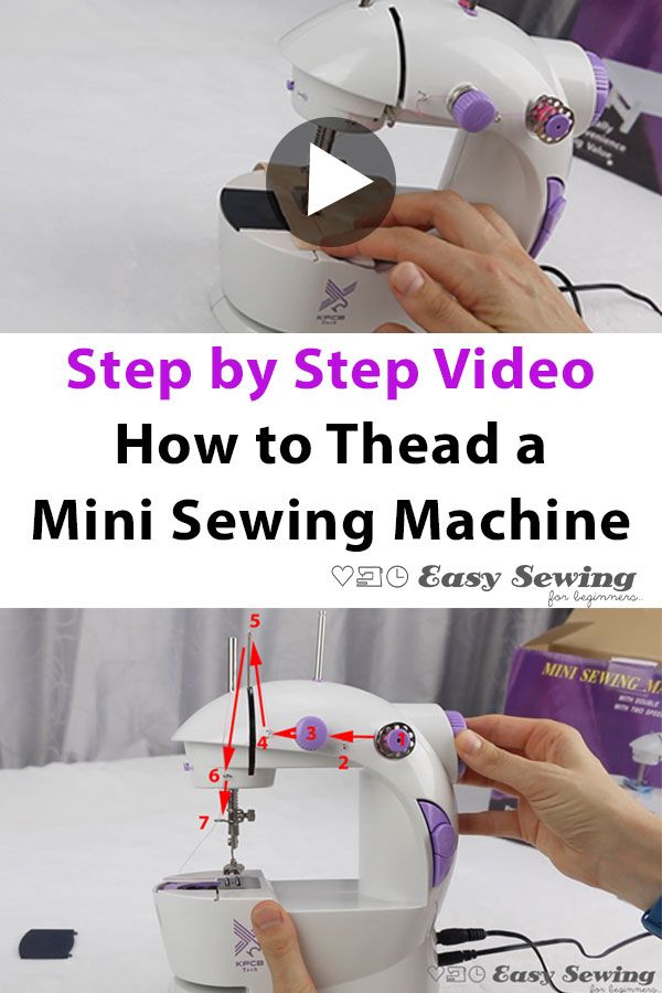 How to Thread a Mini Sewing Machine Step-By-Step