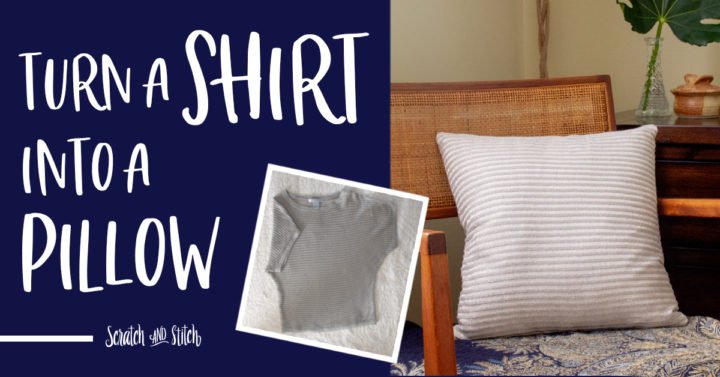 Revamp Your Style: Easy DIY Envelope Pillow Cover from Old Shirts!